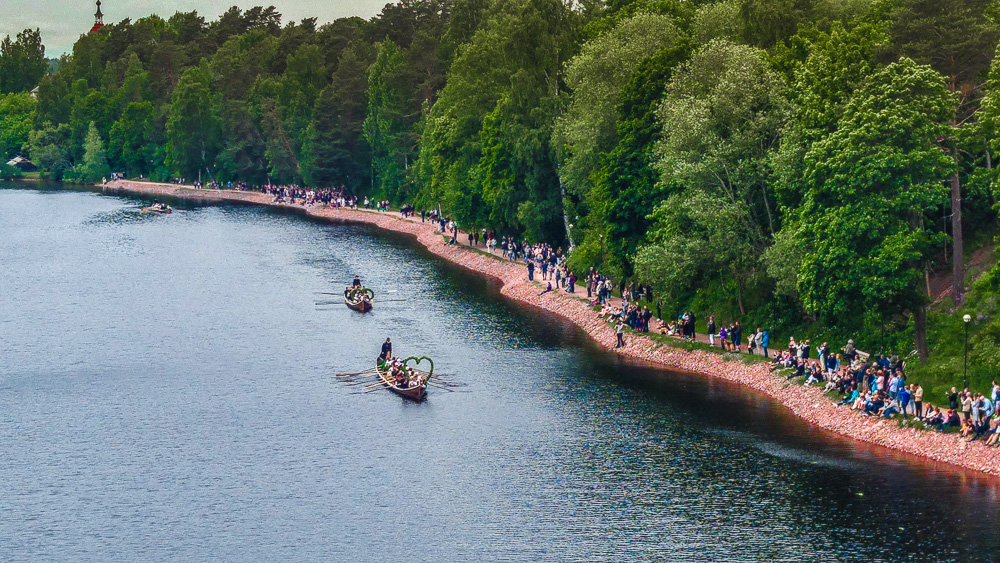 Sweden Midsummer Leksand Boats